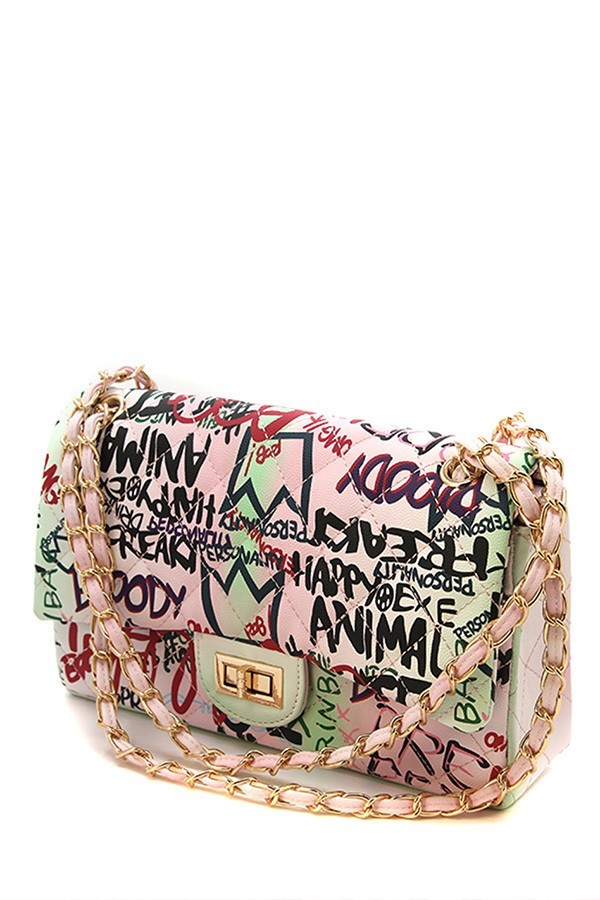 Graffiti Purse with strap