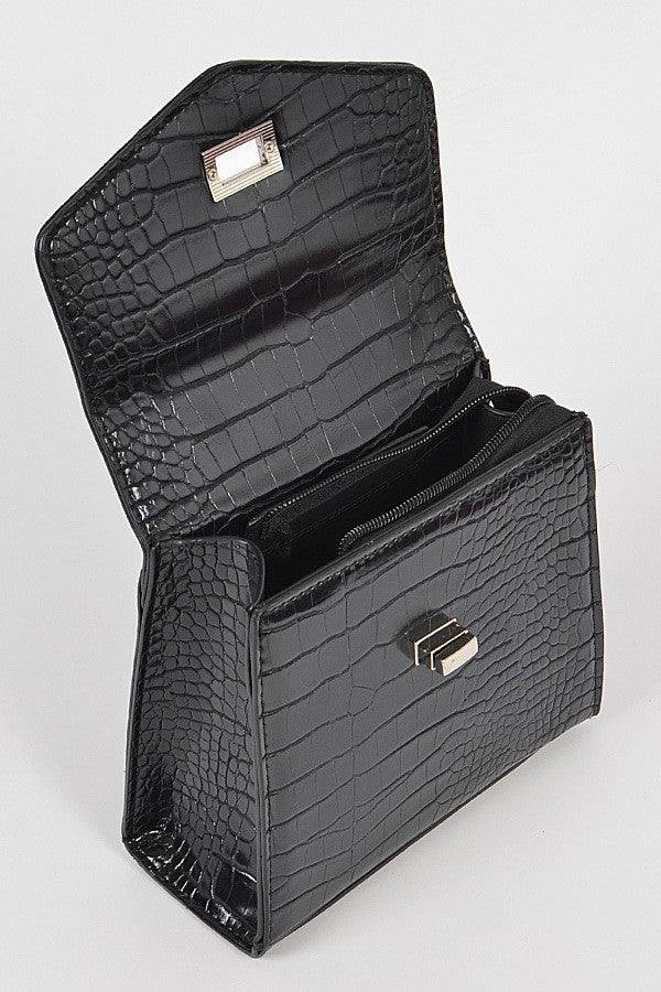 Bag Boutique Glossy Snakeskin bag