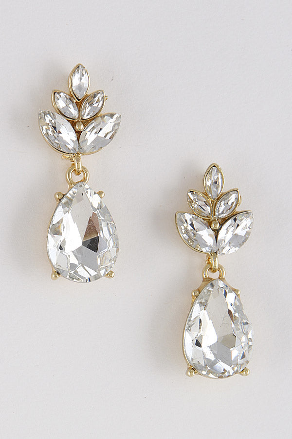 Rhinstone Drop Earrings